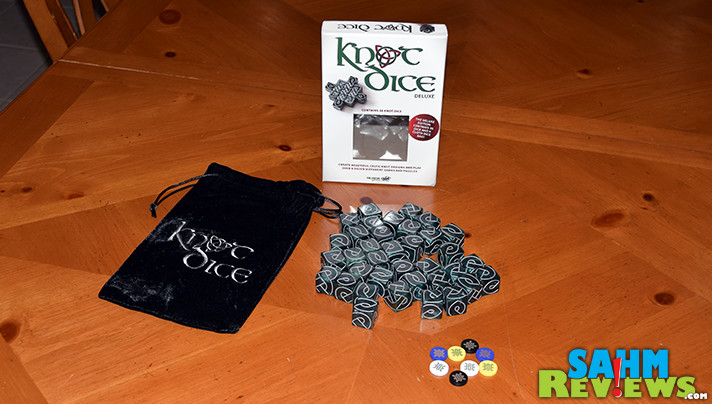 Unboxing Knot Dice from Black Oak Games, games and puzzles using custom  knotwork dice