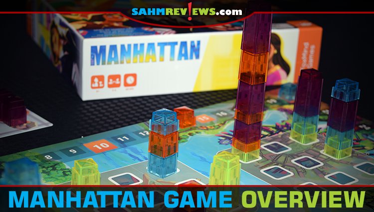 Slecht Romanschrijver stropdas Manhattan Board Game Overview