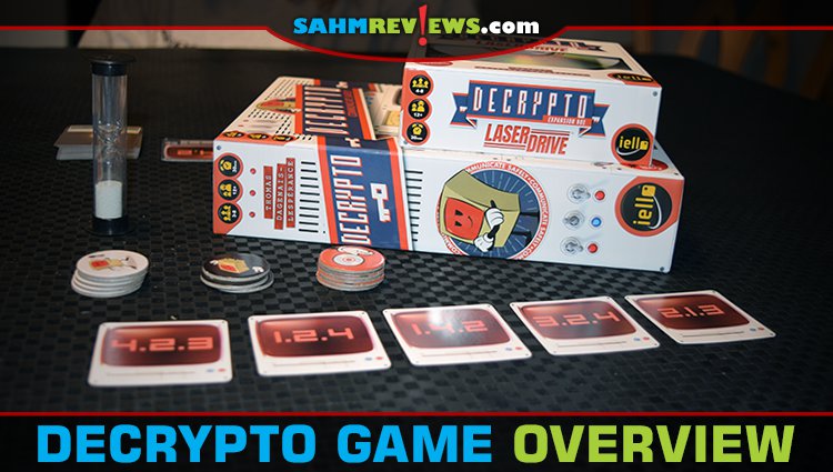 Decrypto Deduction Game and Laser Drive Expansion Overview