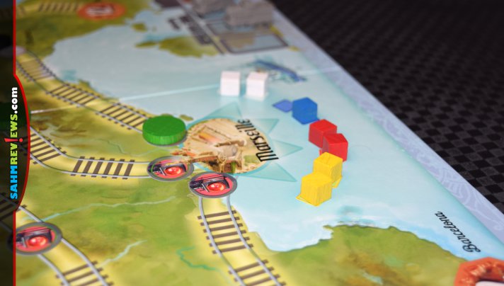 Switch & Signal is a cooperative train game from Thames & Kosmos where players work together to get all the deliveries to the port. - SahmReviews.com